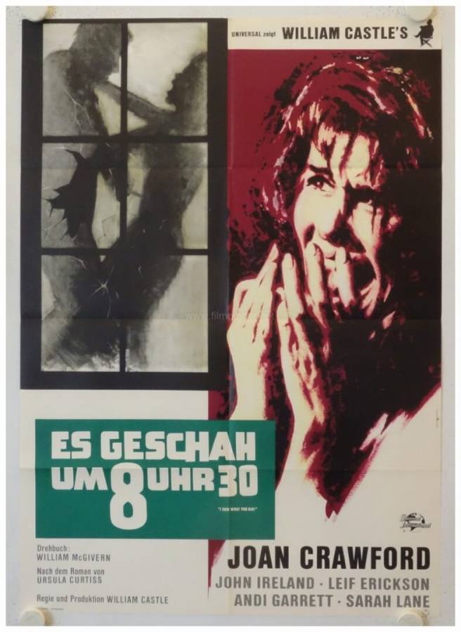 I saw what you did original release german movie poster